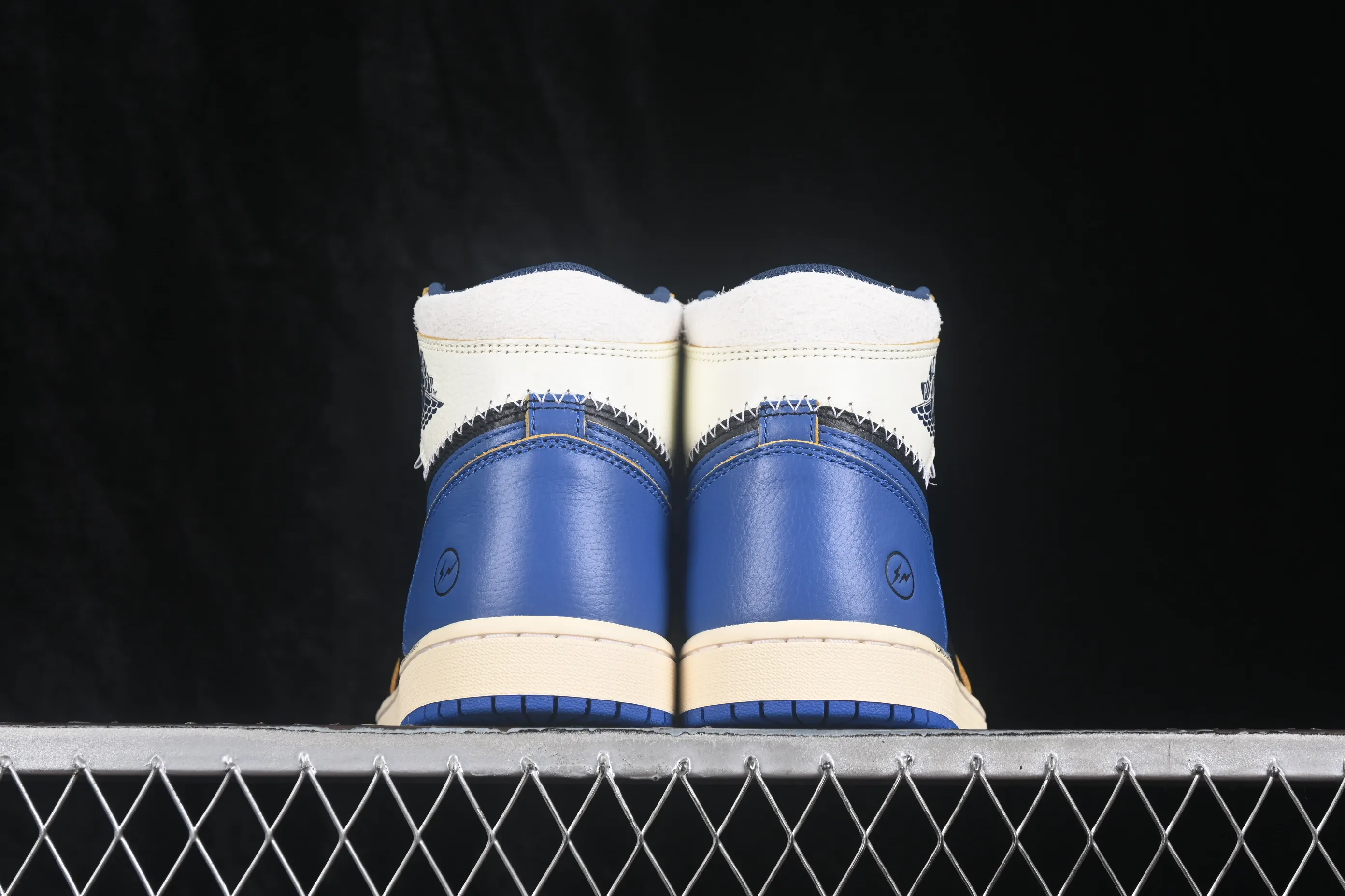 All categories Air Jordan Jordan series basketball shoes Air Jordan 1 High OG version Fragment x Union x Air Jordan 1 Retro AJ1 Joe 1 new deconstructed royal blue high-top basketball shoes IO7847-001